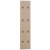 Garderobenpaneel F - Eichefarben, Design, Holzwerkstoff (24,5/109/2,6cm) - MID.YOU