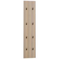 Garderobenpaneel F - Eichefarben, Design, Holzwerkstoff (24,5/109/2,6cm) - MID.YOU