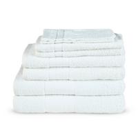 FROTTIERSET 8-TEILIG, 100% BAUMWOLLE WEISS - Weiß, Basics, Textil