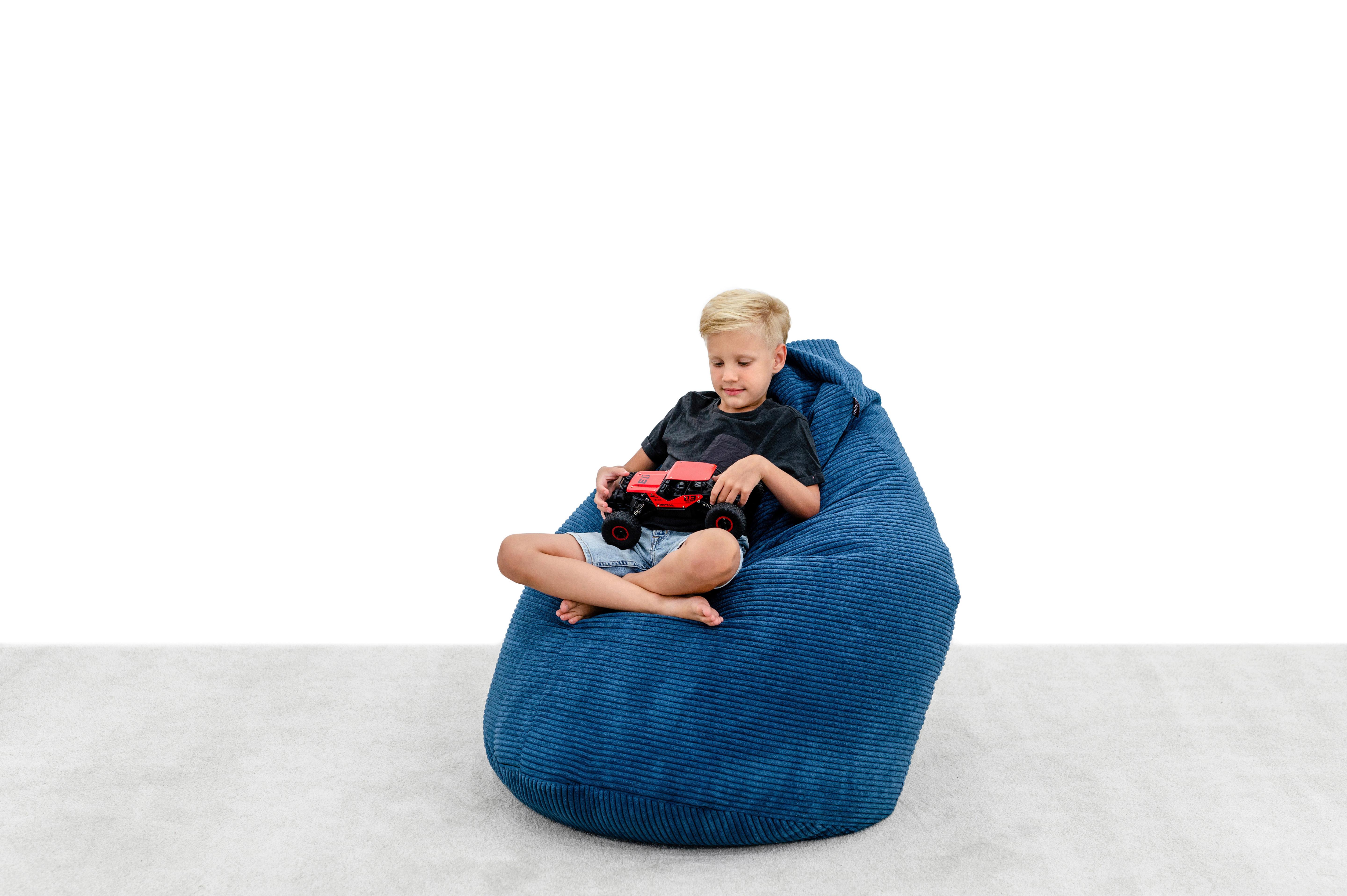Sitzsack Buzzi Blau Indoor - Blau, Basics, Textil (120/85/85cm) - Ondega