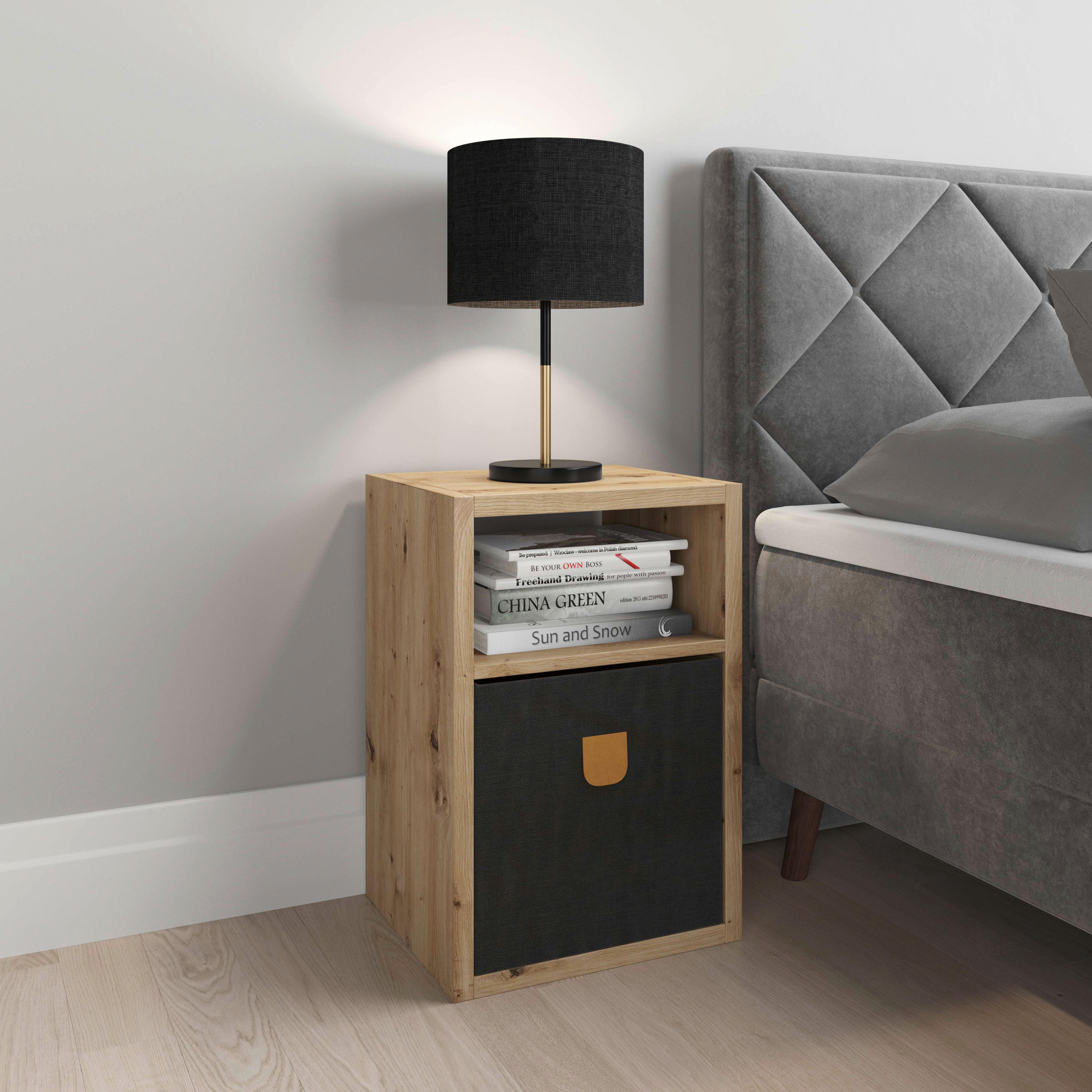 Regal Fortuna B: 58cm Eiche Artisan - Eiche Artisan, Basics, Holzwerkstoff (58/39/34cm) - MID.YOU
