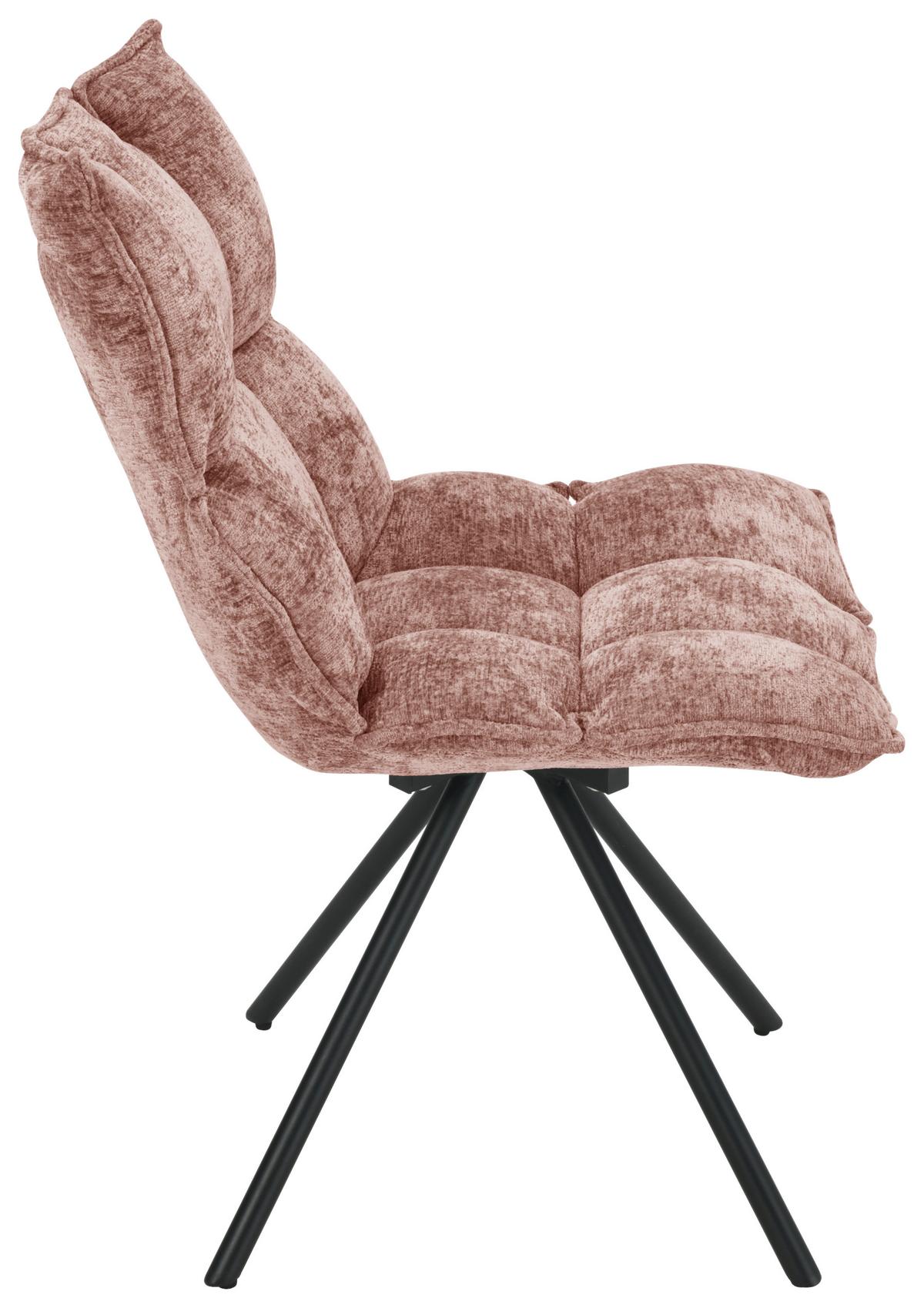 STOLIČKA CARLA - čierna/ružová, Trend, kov/drevo (57/86/66cm) - Mömax