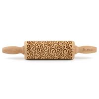 Motiv-teigrolle, Hoz Teigrolle 3d Motivbuchenholz - Naturfarben, Basics, Holz (23/4,5/4,5cm) - Folkroll