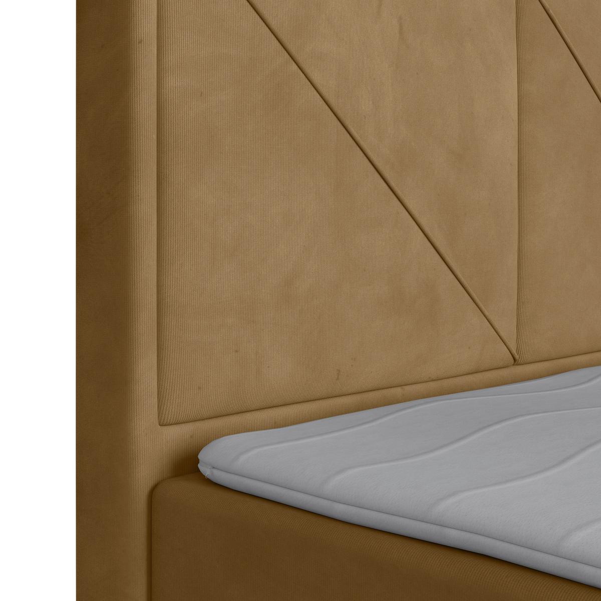Boxspringbett mit Topper & Bettkasten 180x200 cm Bologna - Beige, MODERN, Holz/Kunststoff (180/200cm) - MID.YOU