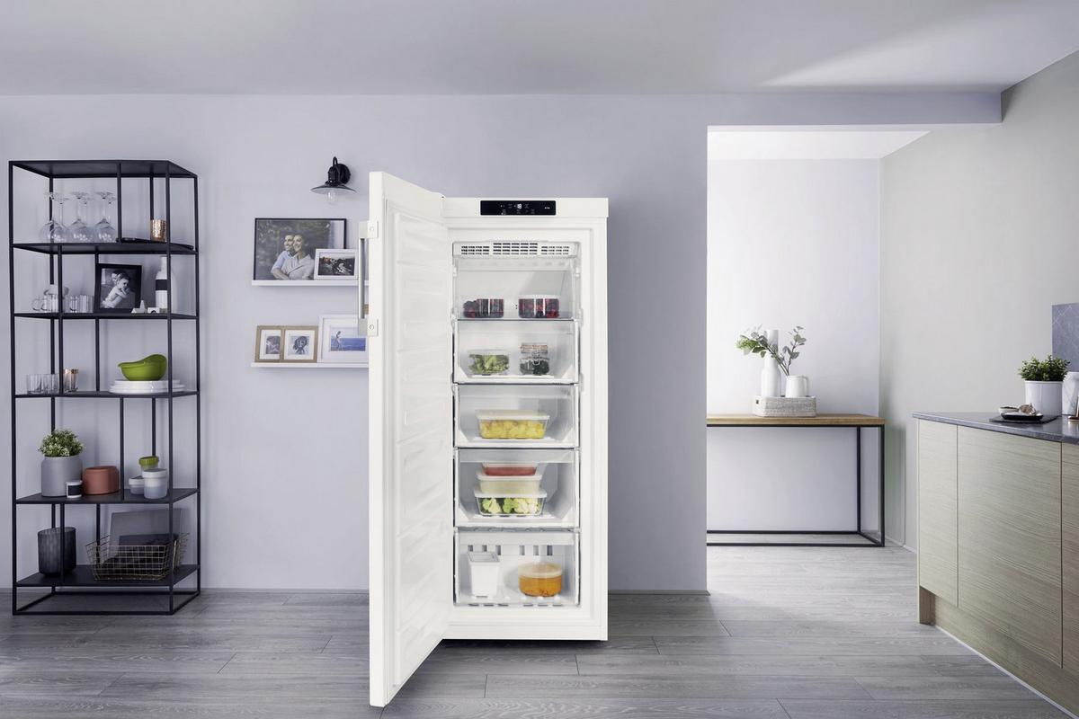 Gefrierschrank Gkn Weiß Bxhxt: 59,5x142x64,5 Cm - Weiß, Basics (59,5/142/64,5cm) - Bauknecht