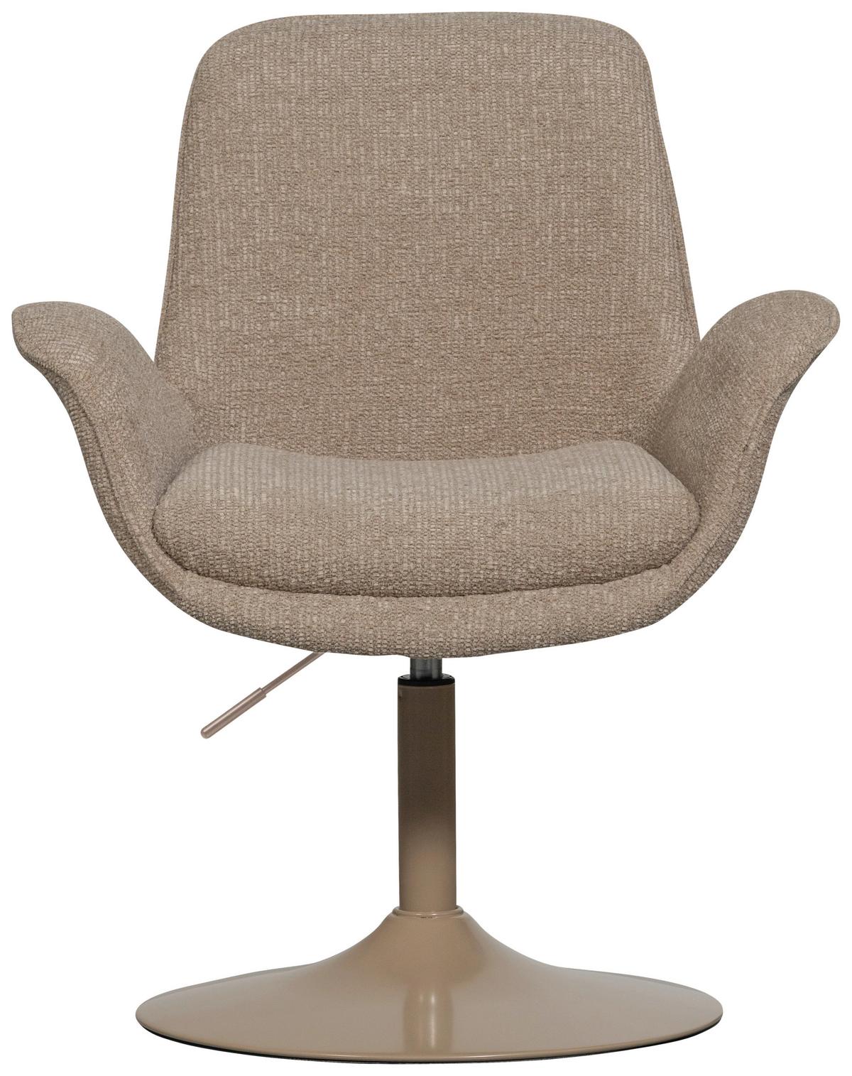 Armlehnstuhl Marten Sandfarben B: 70cm - Sandfarben, MODERN, Textil/Metall (70/90/66cm) - Livetastic