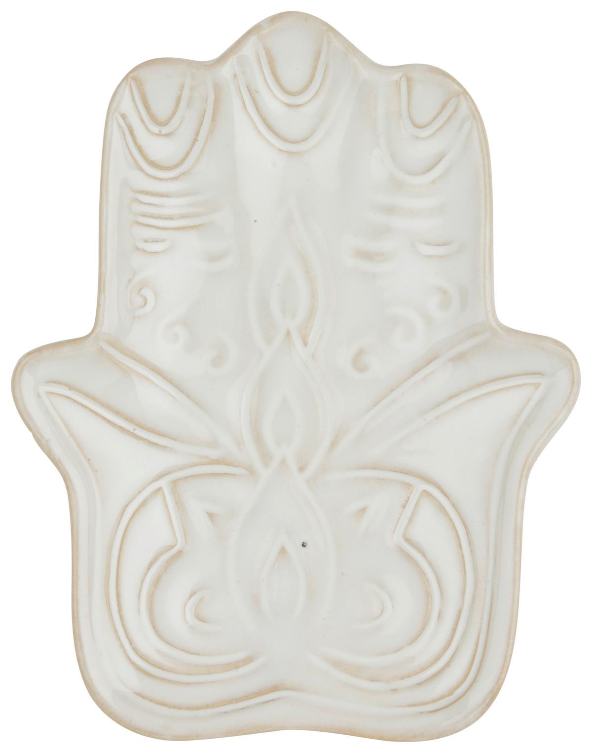 Dekorační talíř Elony - krémová, Basics, kámen (15/12/2cm) - Modern Living