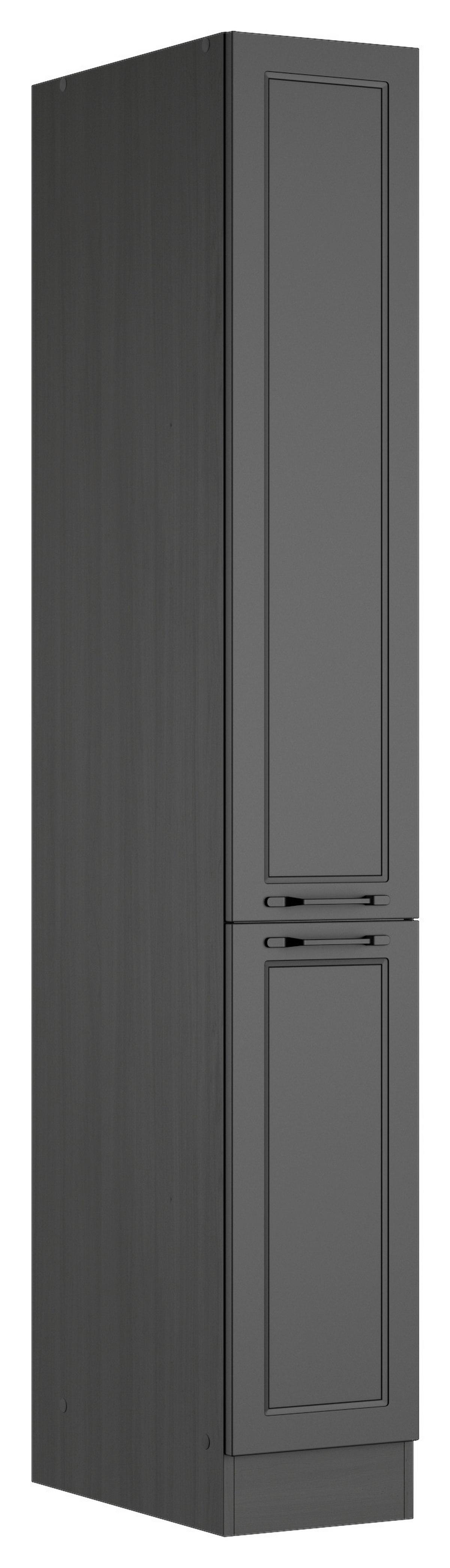 Apothekerschrank Meran B: 30 Cm Grau - Grau, LIFESTYLE, Holzwerkstoff (30/200/60cm) - Held