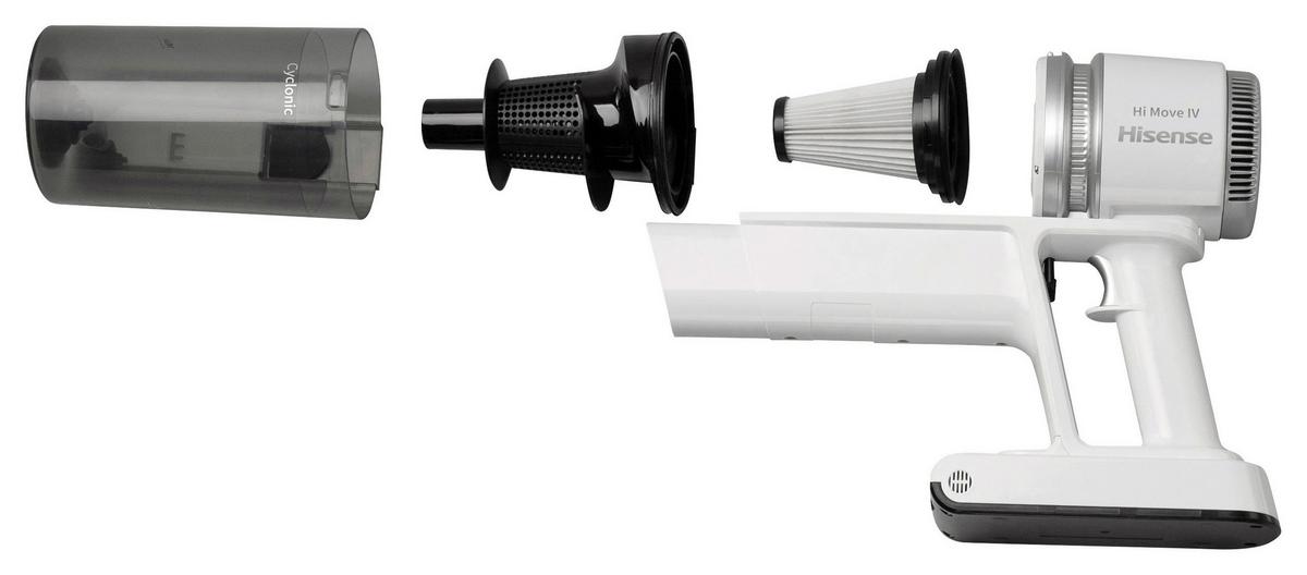 Akku-Handstaubsauger Weiß, 110w, 0,5 Liter - Weiß, Basics, Kunststoff/Metall (25/111,2/25,5cm) - Hisense