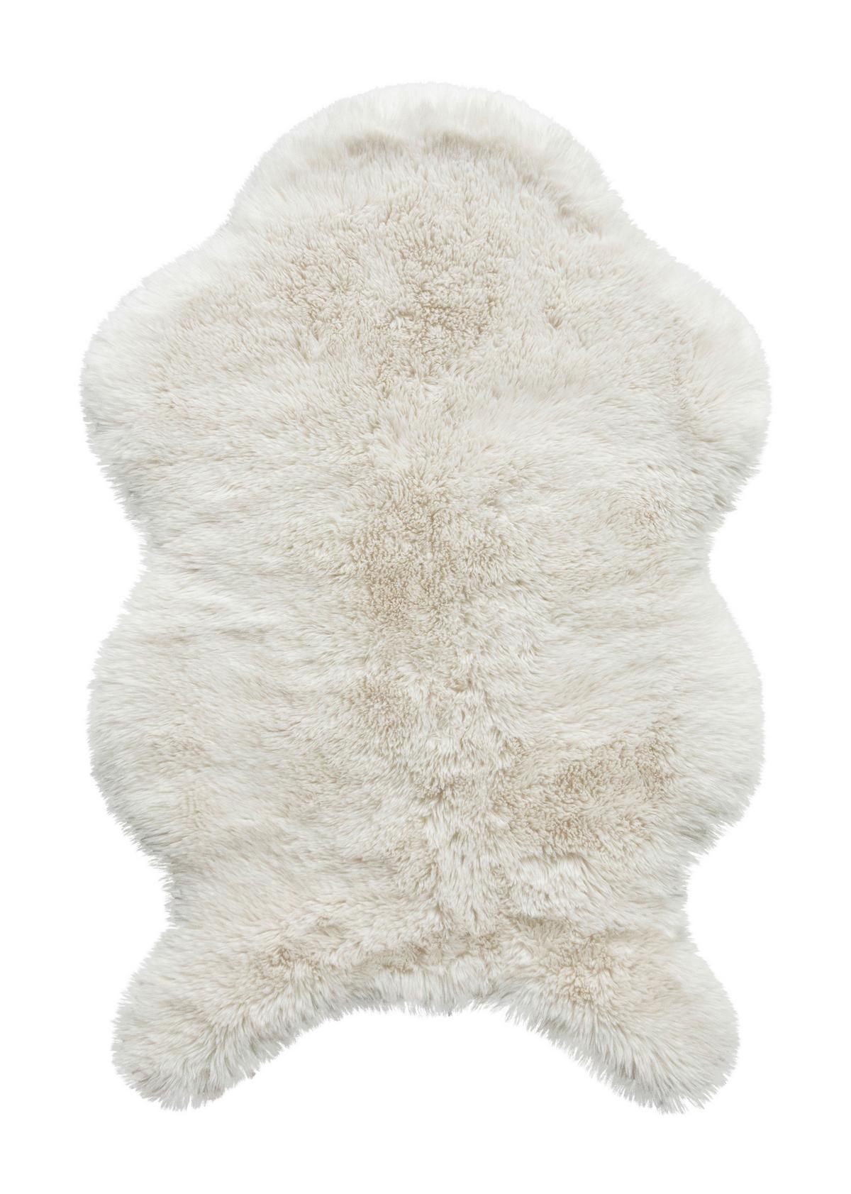 Kunstfell, Creme, Flor: 35mm Arktos - Elfenbein/Perlmutt, ROMANTIK / LANDHAUS, Textil (60/90cm) - James Wood