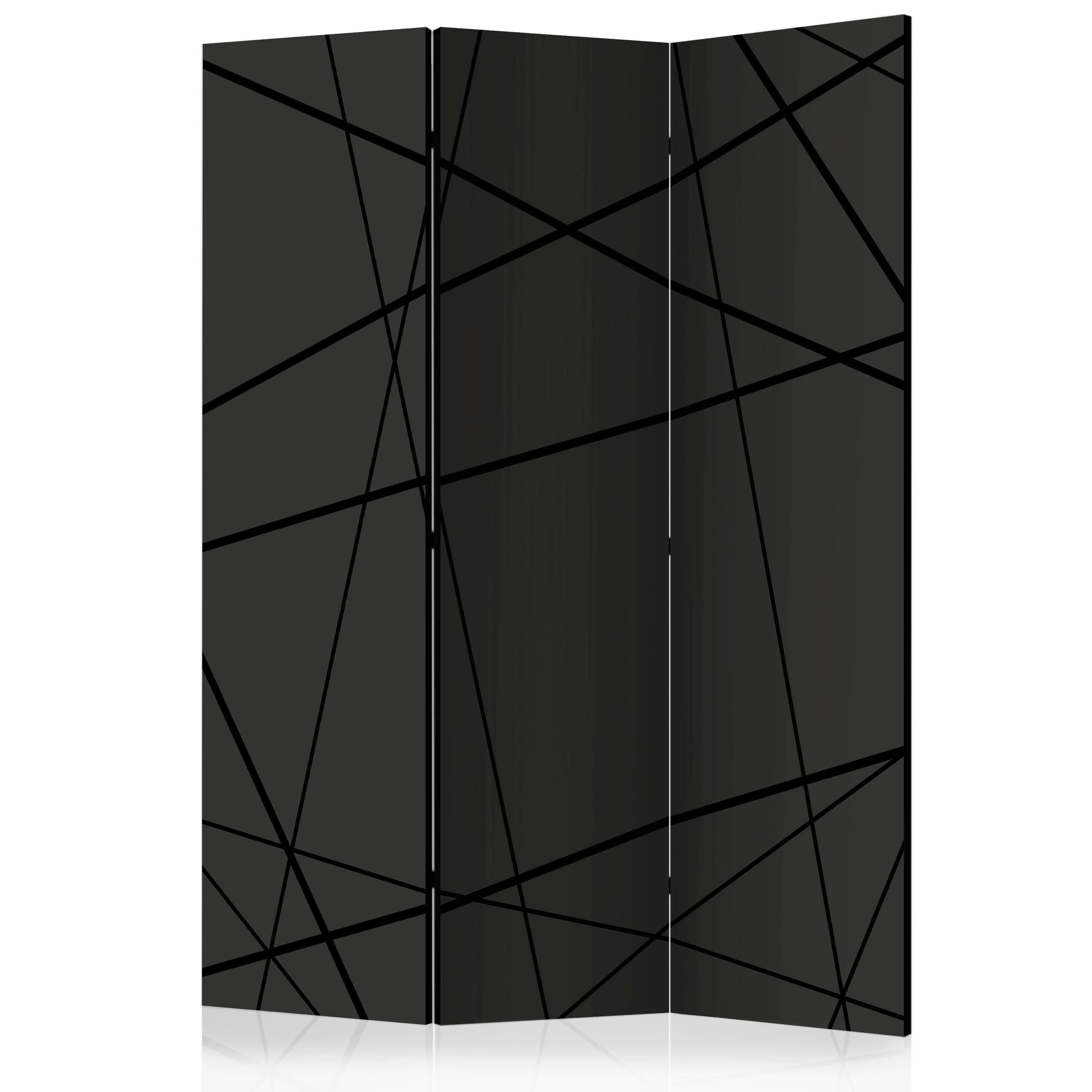 Paravent Anthrazit Schwarz B: 135 Cm