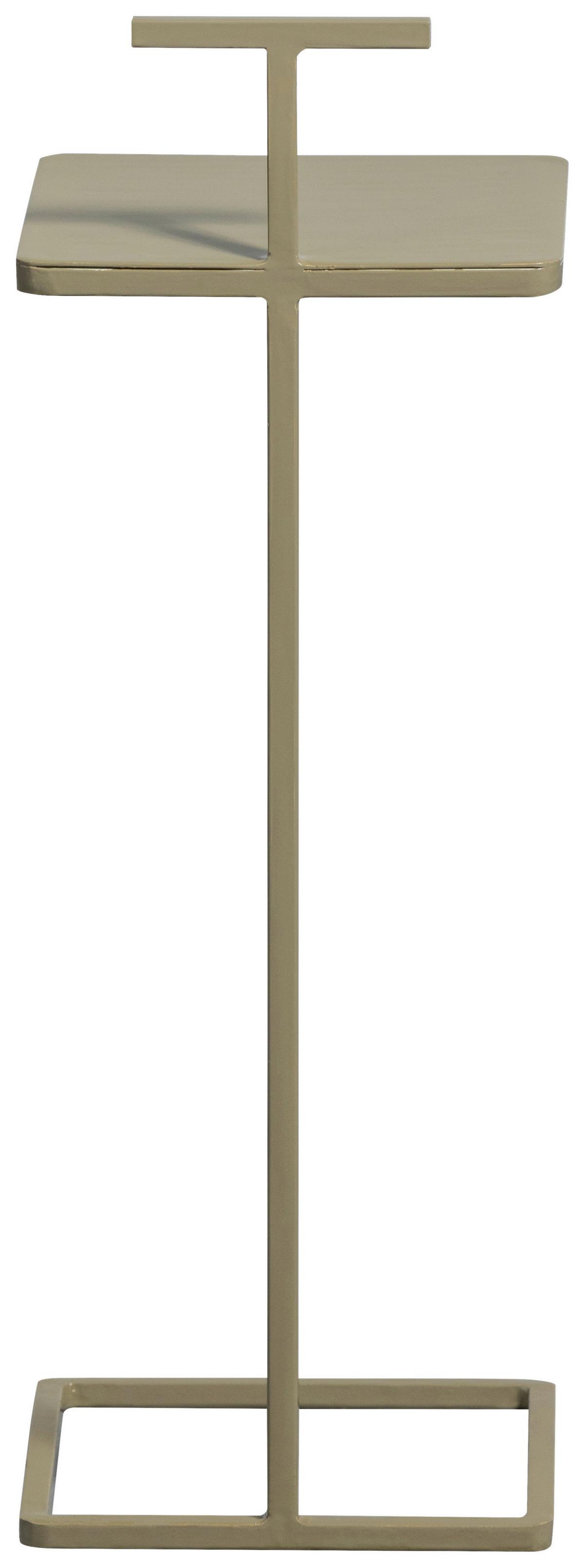 Beistelltisch Toste Sandfarben B: 22 cm - Sandfarben, Design, Metall (22/22/64cm) - Livetastic