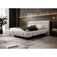 Polsterbett Magenta Beige Lf: 180x200 Cm - Schwarzbraun/Beige, MODERN, Holz (180/200cm) - MID.YOU