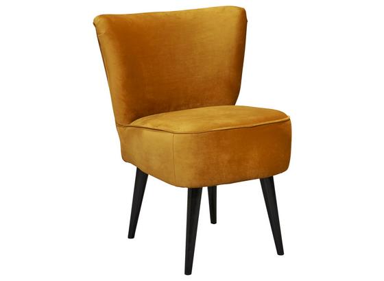 Sessel Lord B: ca. 65 cm Gold - Goldfarben/Schwarz, Trend, Holzwerkstoff/Textil (65/89/70cm) - Carryhome Sessel Lord B: ca. 65 cm Gold - Goldfarben/Schwarz, Trend, Holzwerkstoff/Textil (65/89/70cm) - Carryhome