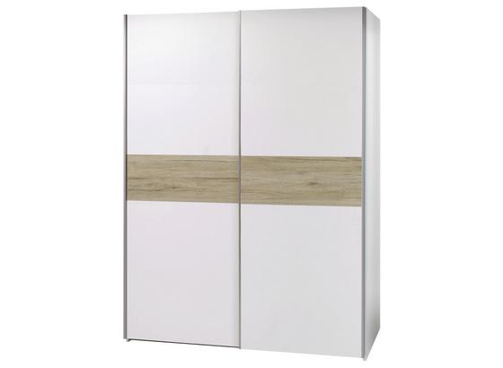Skriňa S Posuvnými Dverami Puls *cenový Trhák* - farby dubu/biela, Moderný, kompozitné drevo (170/195,5/58,5cm) Skriňa S Posuvnými Dverami Puls *cenový Trhák* - farby dubu/biela, Moderný, kompozitné drevo (170/195,5/58,5cm)
