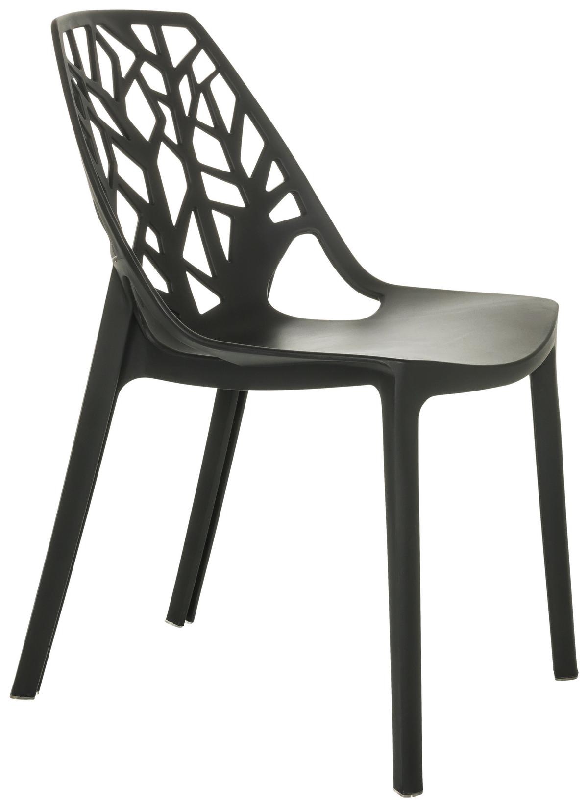 Stuhl Artifo Tri - Schwarz, Basics, Kunststoff (47/80/56cm) - MID.YOU