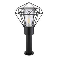 Vonkajšie svietidlo Horace čierna,  15 Watt - číra/čierna, Basics, kov/plast (22,5/25,5/50cm)