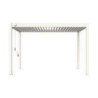 Pergola Classic 360x300 Cm Weiß Stahl - Weiß, Basics, Metall (360/255/300cm) - WEIDE