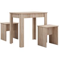 Tischgruppe Esal L - Sonoma Eiche, Basics, Holzwerkstoff (30/80/75cm) - MID.YOU