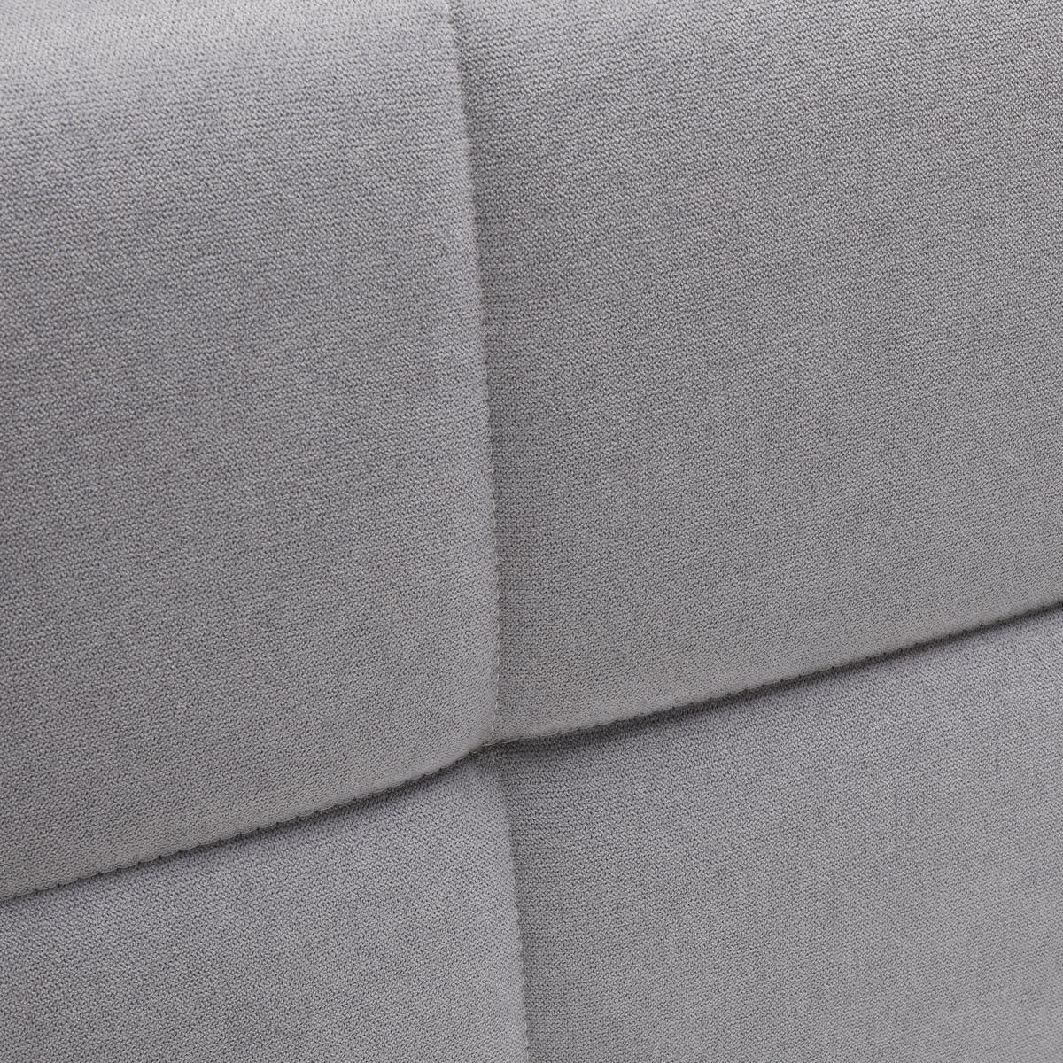 Postel Boxspring šedé barvy Jerry, 180x200 - šedá/barvy olše, Moderní, dřevo/kompozitní dřevo (180/200cm) - Modern Living