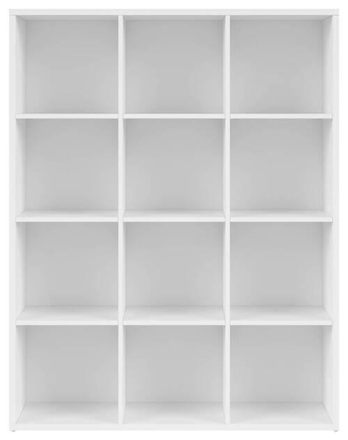 Regal Nepo Plus Bookshelf - Weiß, Design, Holzwerkstoff (114/146,5/38,5cm)