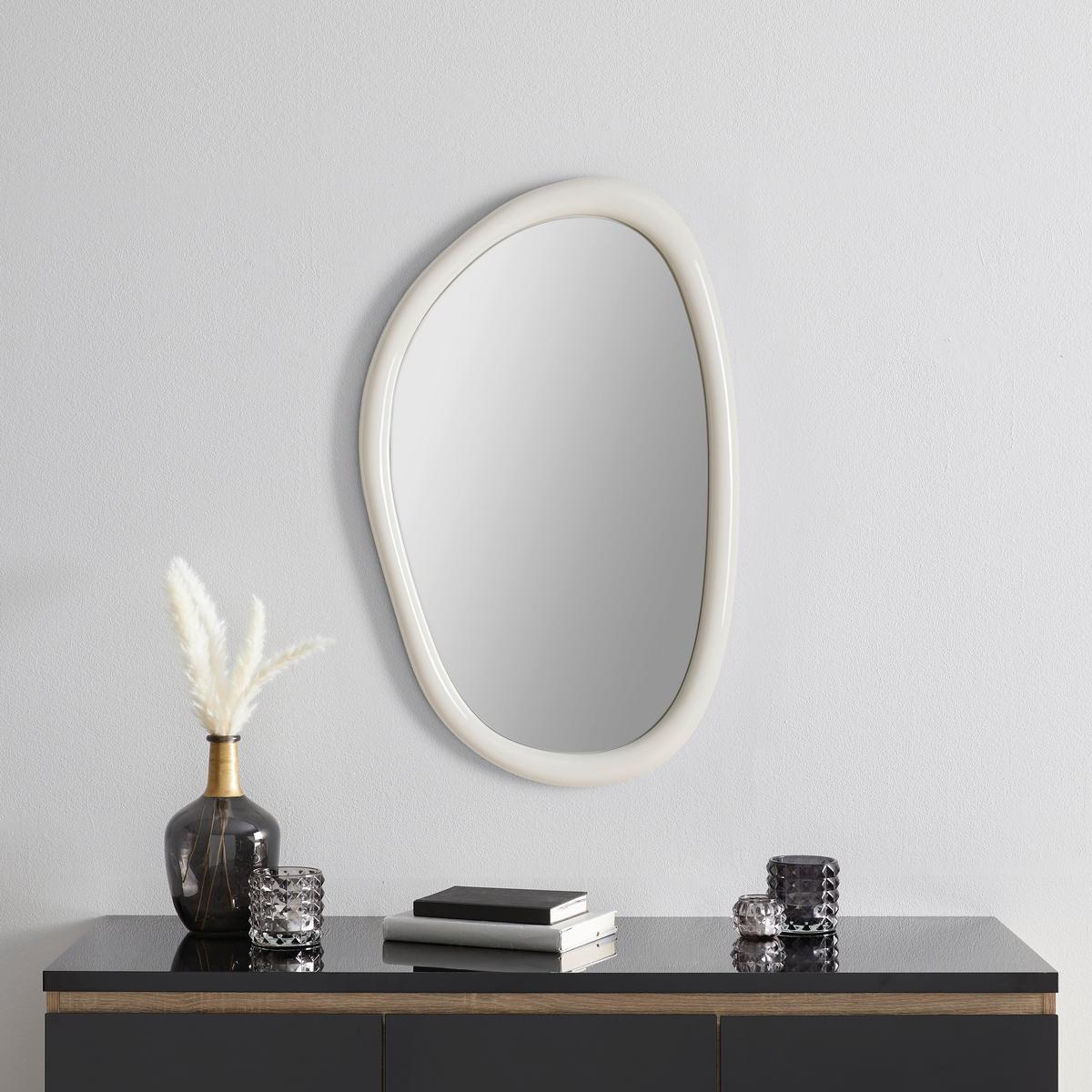 ZRKADLO SINA -EXKLUSIV- - kašmírová/krémová, Modern, kompozitné drevo/sklo (56/90/4,5cm) - Mömax
