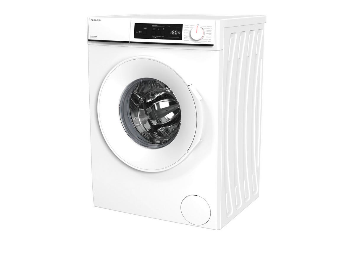 Waschmaschine Sharp Es-Nfa814wwna-De Weiss - Weiß, Basics, Kunststoff (59,7/84,5/52,7cm) - Sharp