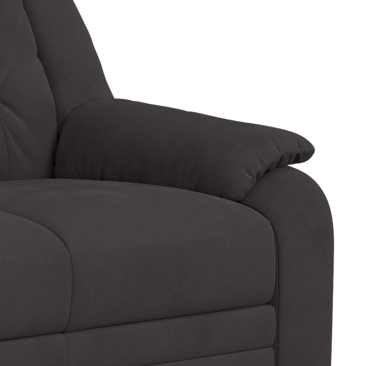 3-sitzer-sofa Marcus - Anthrazit/Schwarz, Basics, Textil (189/99/99cm) - MID.YOU