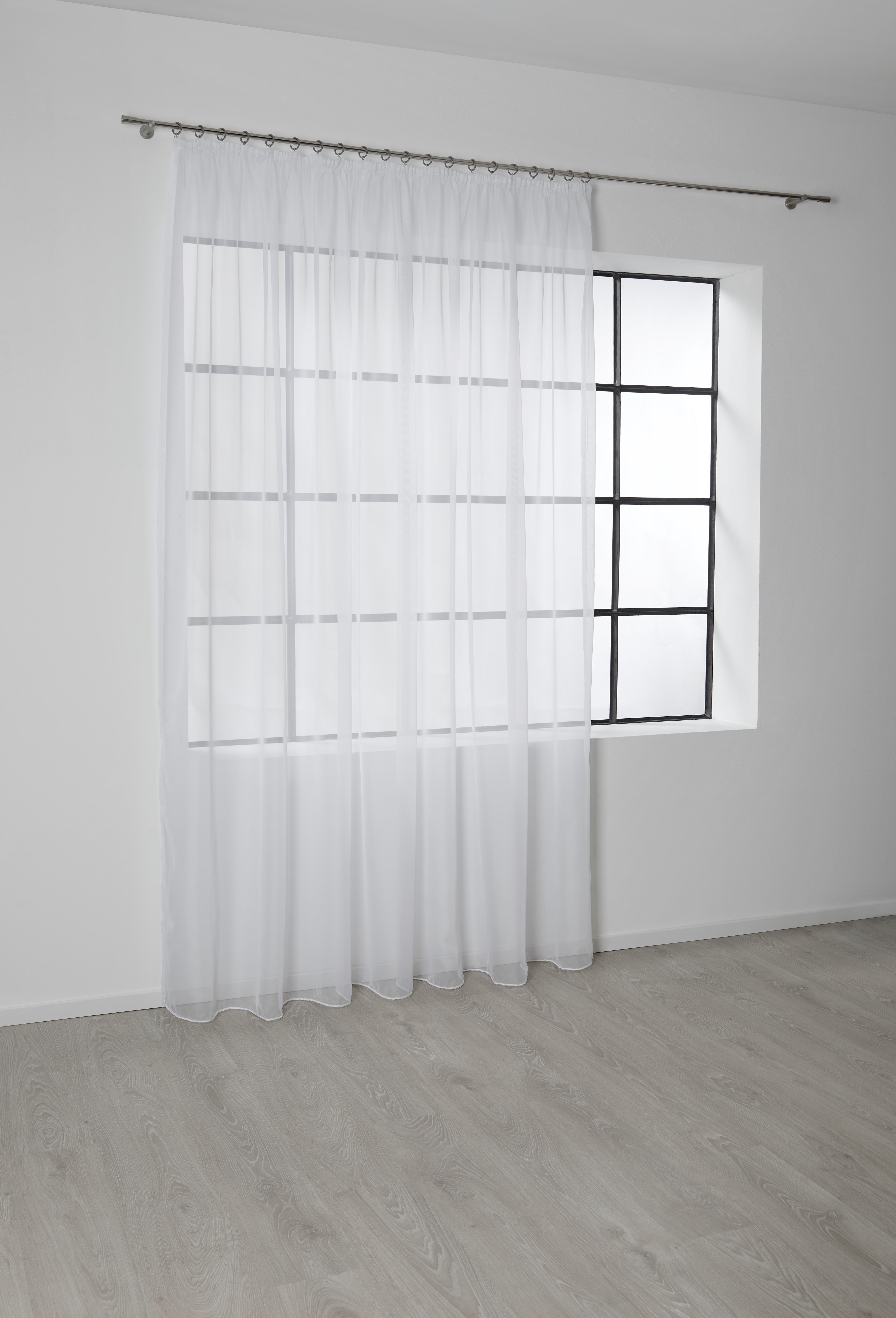 Kusová záclona Anna Store 3, 300/245 cm - bílá, Konvenční, textil (300/245cm) - Based
