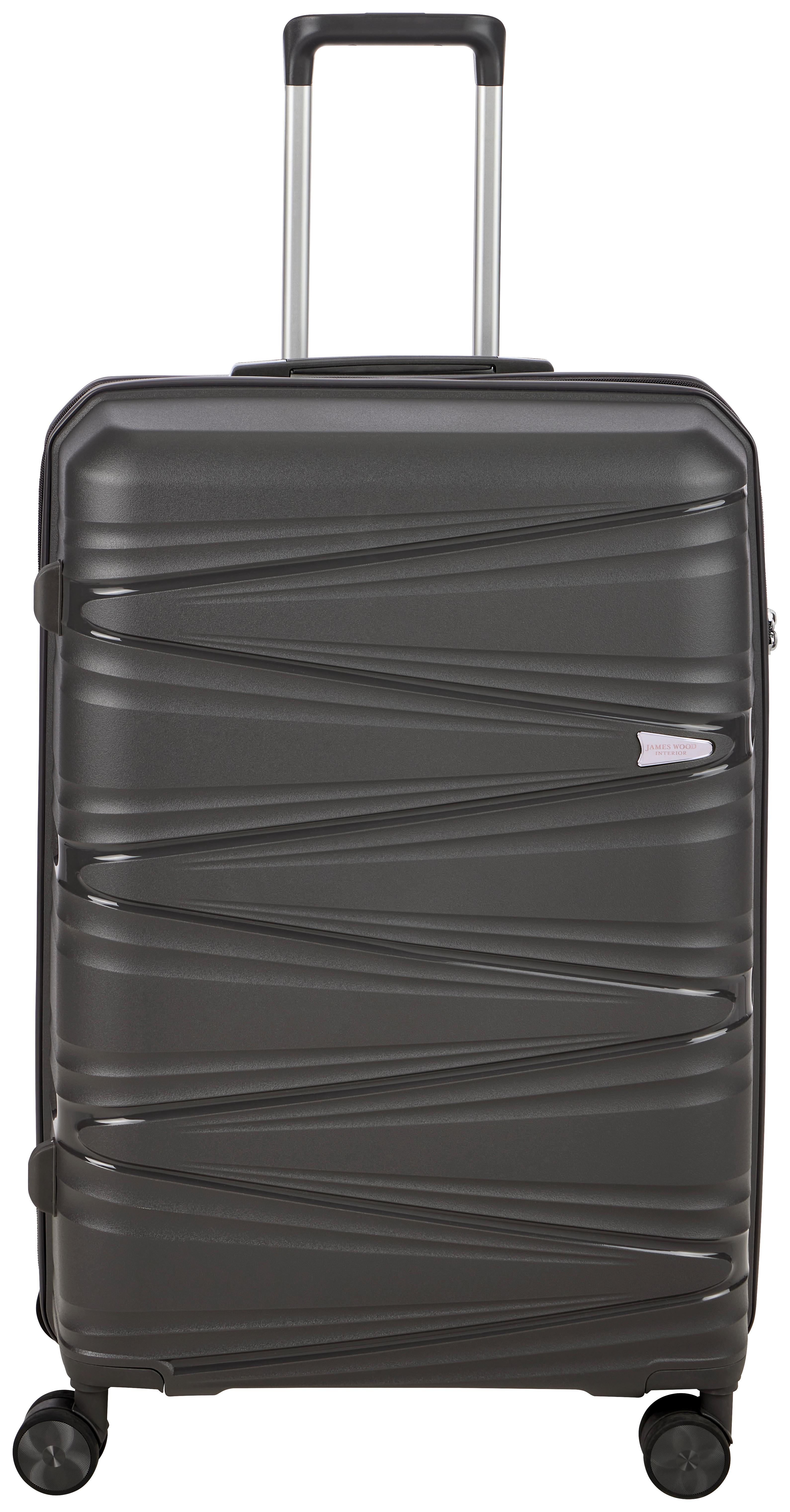 Reisekoffer Luna -L - Anthrazit, Basics, Kunststoff/Textil (74,5/51,5/32,5cm) - James Wood