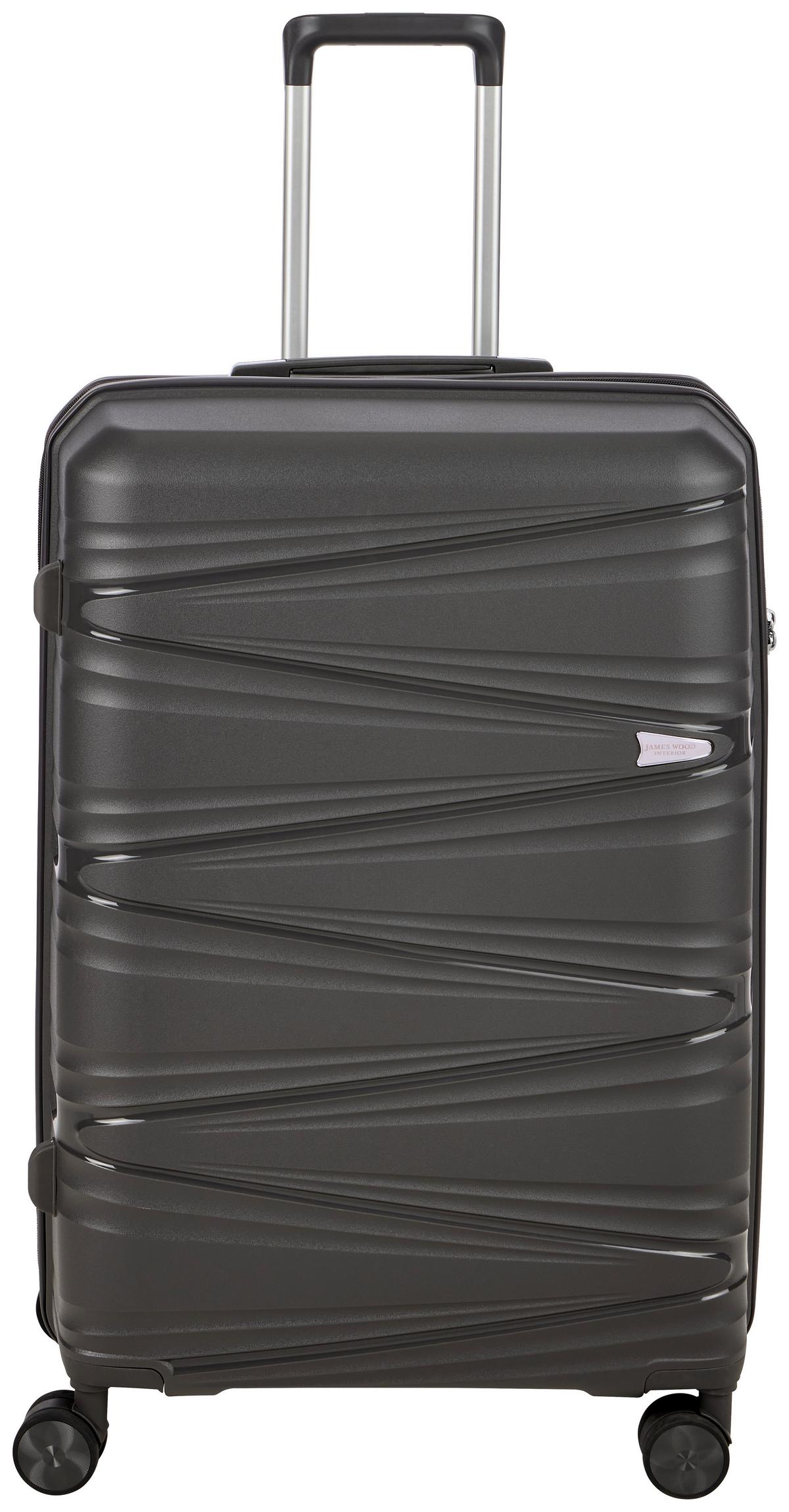 Reisekoffer Luna -L - Anthrazit, Basics, Kunststoff/Textil (74,5/51,5/32,5cm) - James Wood