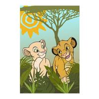 Kinderbild König Der Löwen Grün, B/h: 50x70cm - Grün, Basics, Papier (50/70cm) - Disney