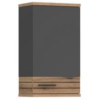 Hängeschrank Cotia Cotls 3 - Eichefarben/Anthrazit, MODERN, Holzwerkstoff (40/73/30cm) - James Wood