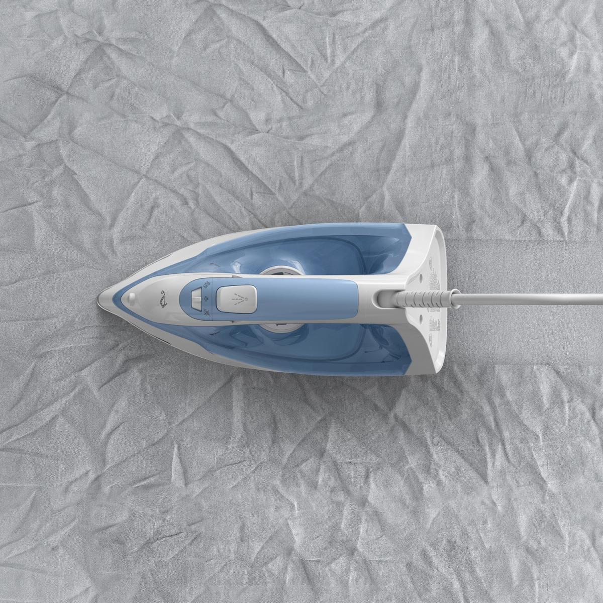 Dampfbügeleisen, 27g/Min Fv2c41 Virtuo 30 - Pastellblau, Basics, Kunststoff (30,6/13,4/17,8cm) - Tefal