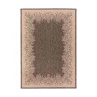 Flachwebteppich Splash 900 Braun/Creme, 160x230 cm - Creme/Braun, KONVENTIONELL, Textil (160/230cm)
