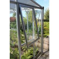 Gewächshaus-seitenfenster H Esg-Glas, Alufarb. 55,4x87,6cm - Alufarben, Basics, Glas/Metall (55,4/87,6cm)
