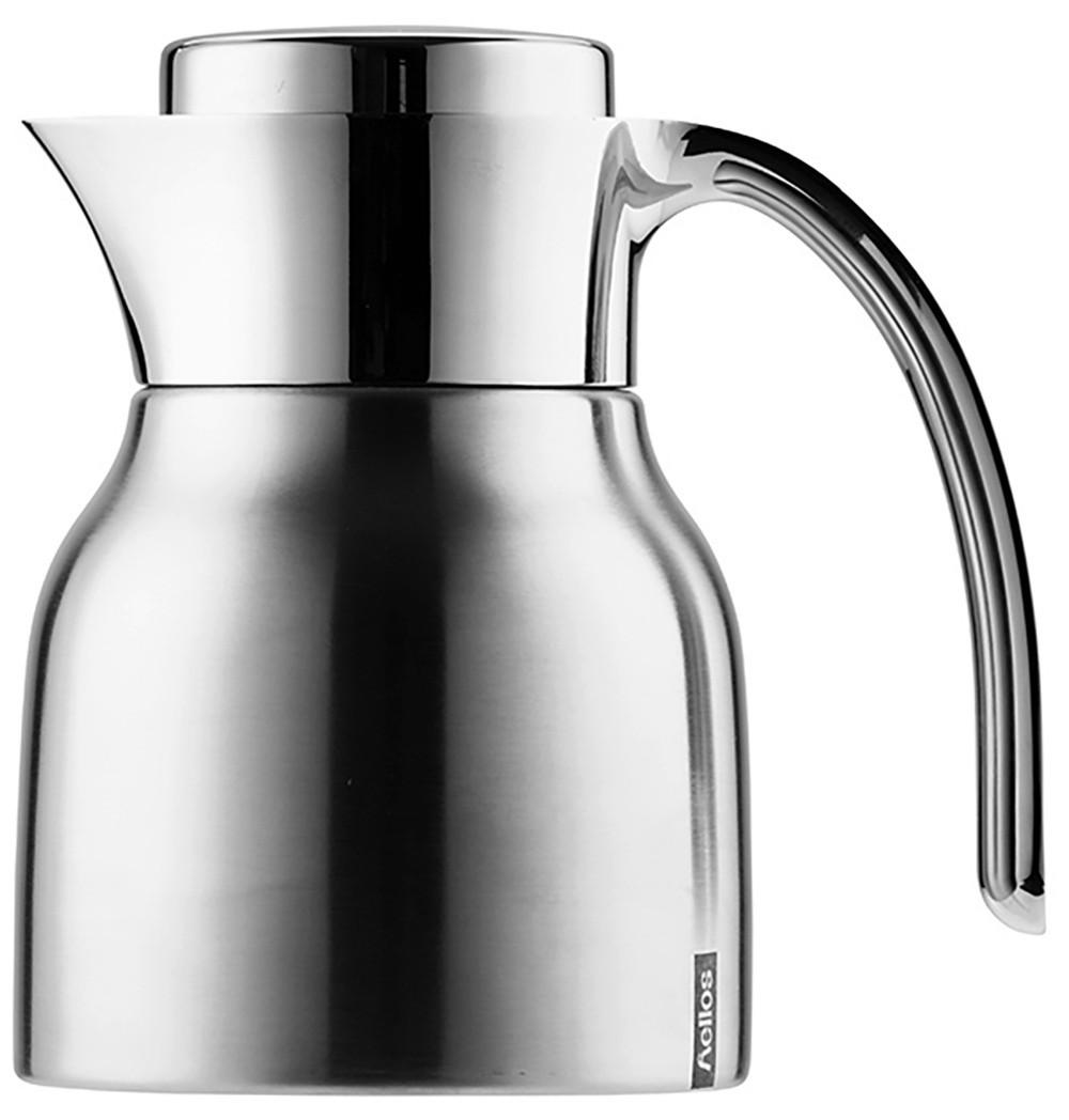 Isolierkanne Edelstahl 0,6 Liter - Silberfarben, Basics, Metall (16.5/11.2/15.7cm)