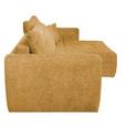 Schlafsofa Bali - Bernsteinfarben/Schwarz, MODERN, Holz/Textil (245/74-90/104cm) - Luca Bessoni