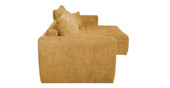 Schlafsofa Bali - Bernsteinfarben/Schwarz, MODERN, Holz/Textil (245/74-90/104cm) - Luca Bessoni