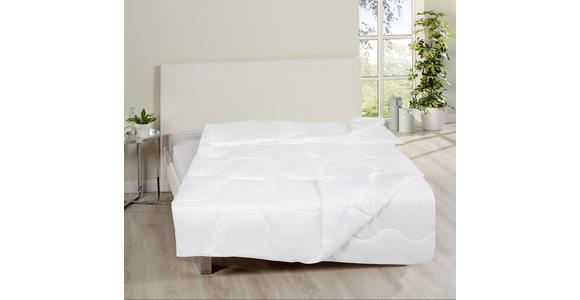 Vierjahreszeitendecke Dagmar - Weiß, KONVENTIONELL, Textil (140/200cm) - Primatex
