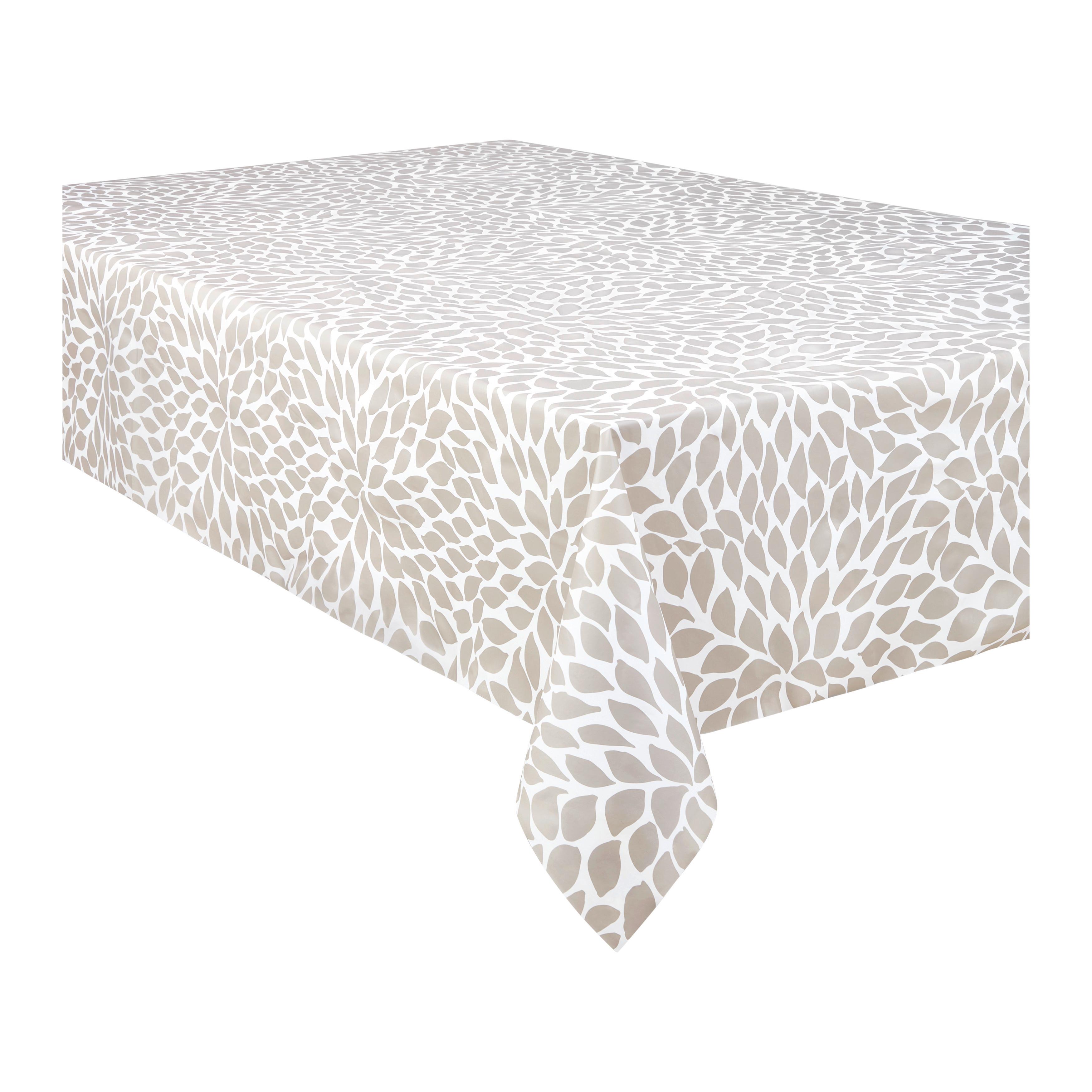 Obrus Petra, 140/240cm,sivohneda - taupe, Konventionell, textil (140/240cm) - Modern Living