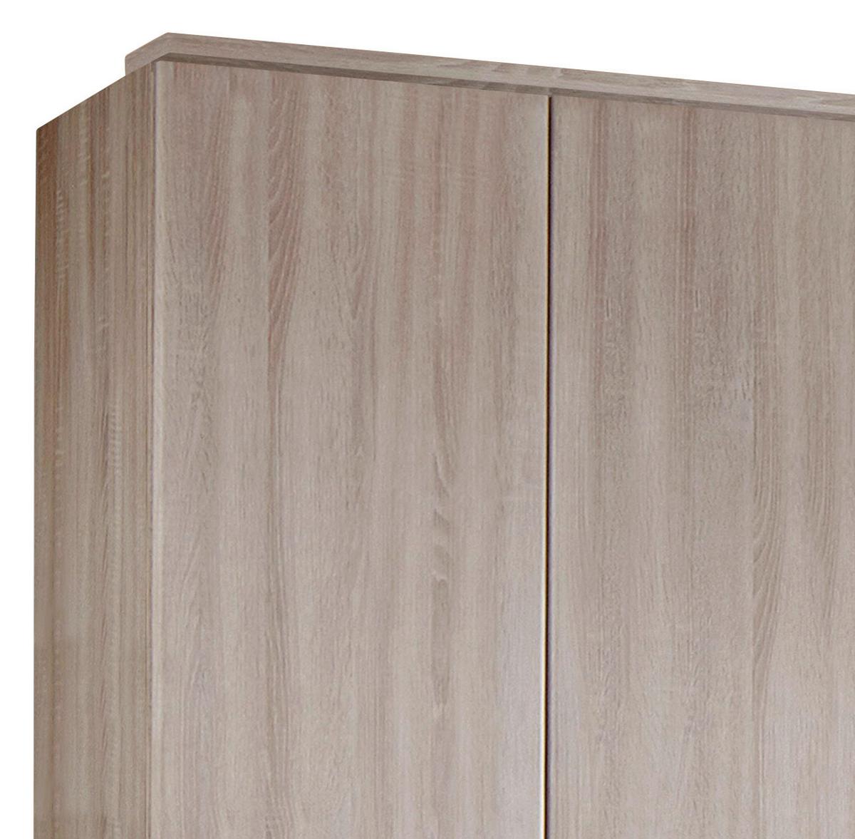 Nyílóajtó Szekrény Ben 225/210 Cm - tölgyfa, Konventionell, faalapú anyag/Üveg (225/210/58cm) - MID.YOU