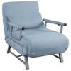 Schlafsessel Kolino Blau 64x95x78 cm - Blau/Grau, MODERN, Textil (64/95/78cm) - MID.YOU