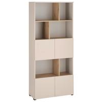 REGÁL SAVANNA -EXKLUSIV- - černá/kašmírová, Moderní, kompozitní dřevo/plast (80/180/35cm) - Mömax