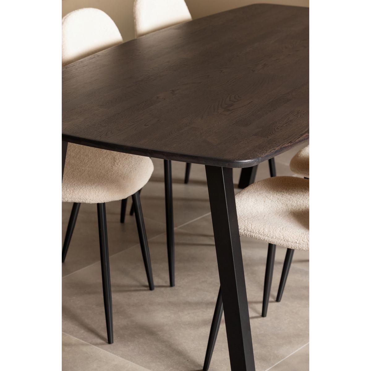 TISCHGESTELL Tablo Schwarz B: 79cm - Schwarz, MODERN, Metall (79/72/10cm) - Livetastic
