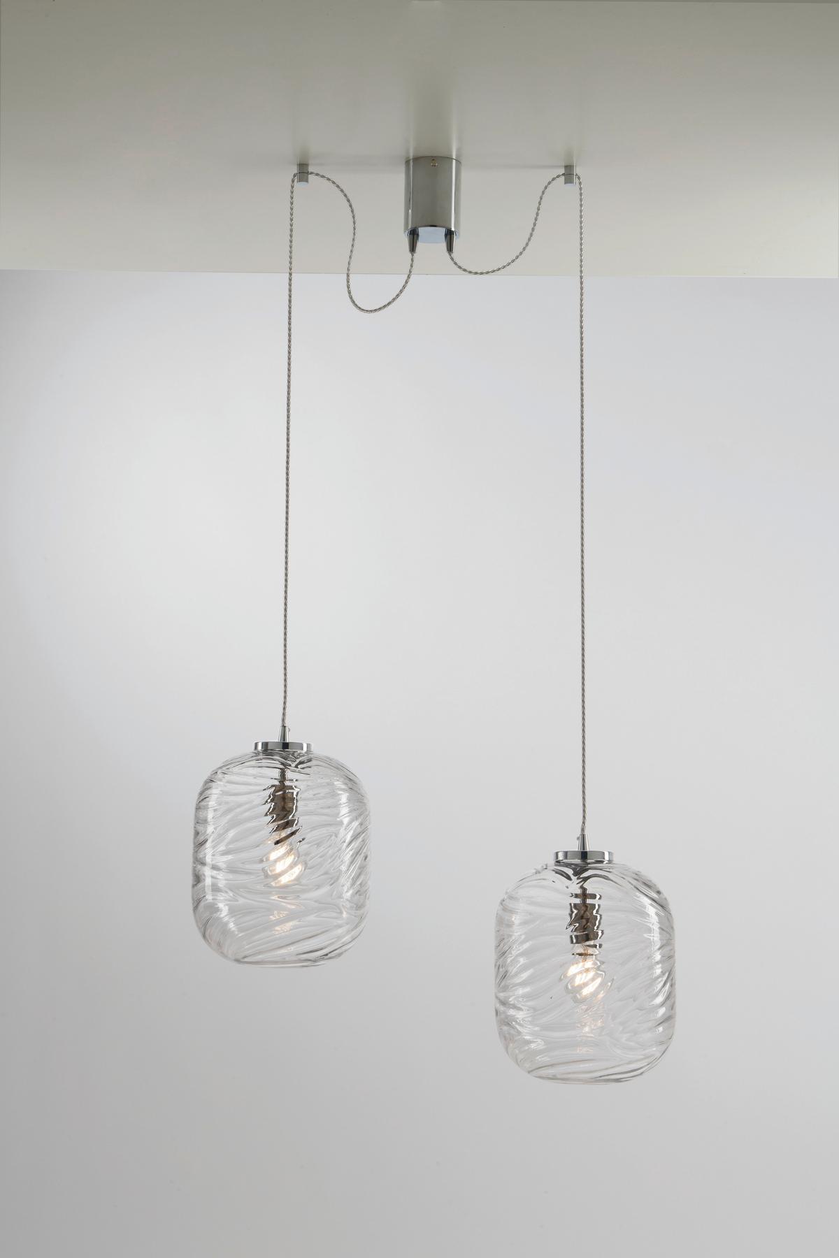 Hängeleuchte I-Nereide-C-S2 Tr - Transparent, KONVENTIONELL, Glas (24,5/30,6cm)