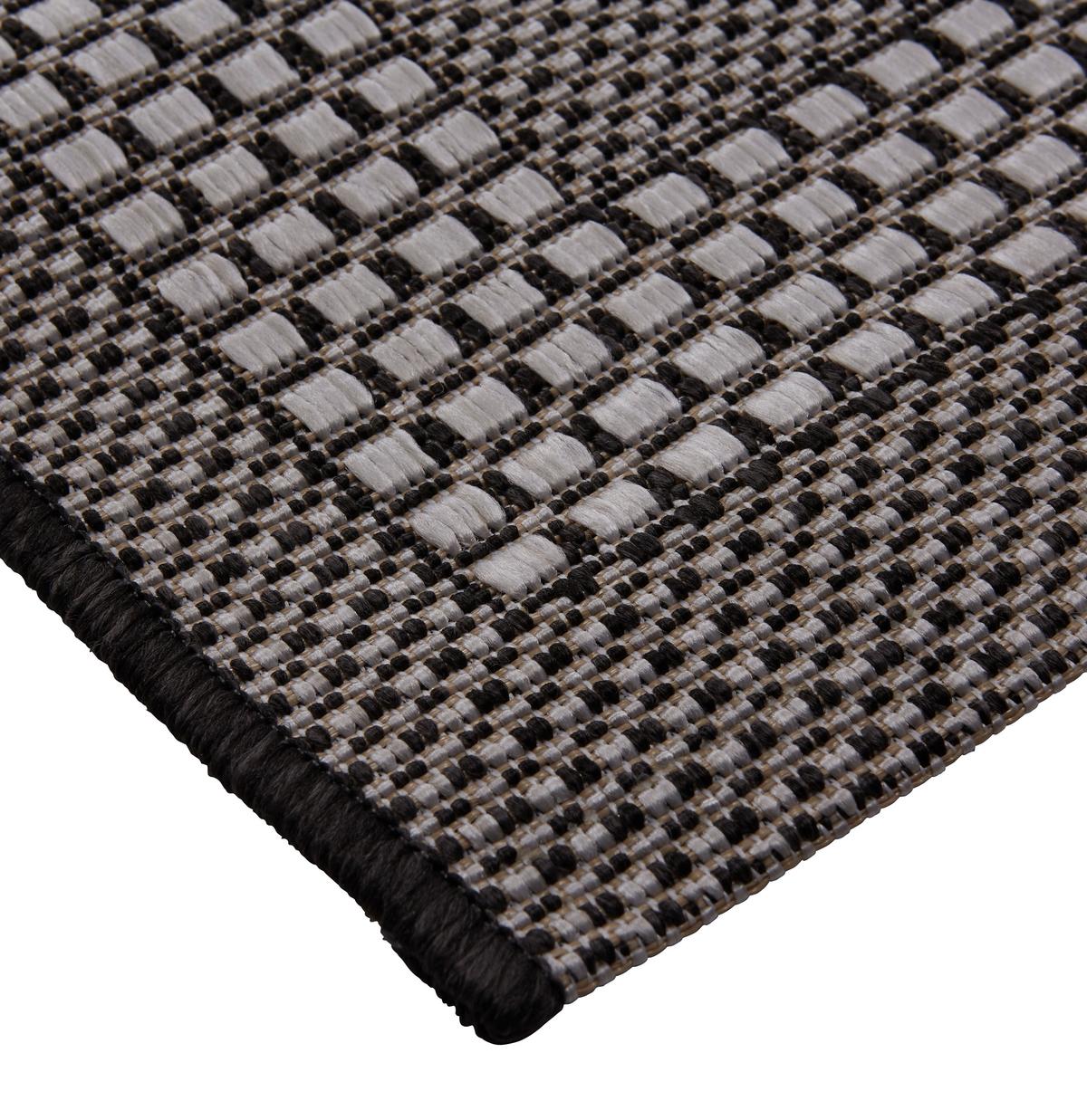 KOBEREC TKANÝ NA PLOCHO Naomi 2, 80/290cm - antracitová, Konvenční, textil (80/290cm) - Modern Living