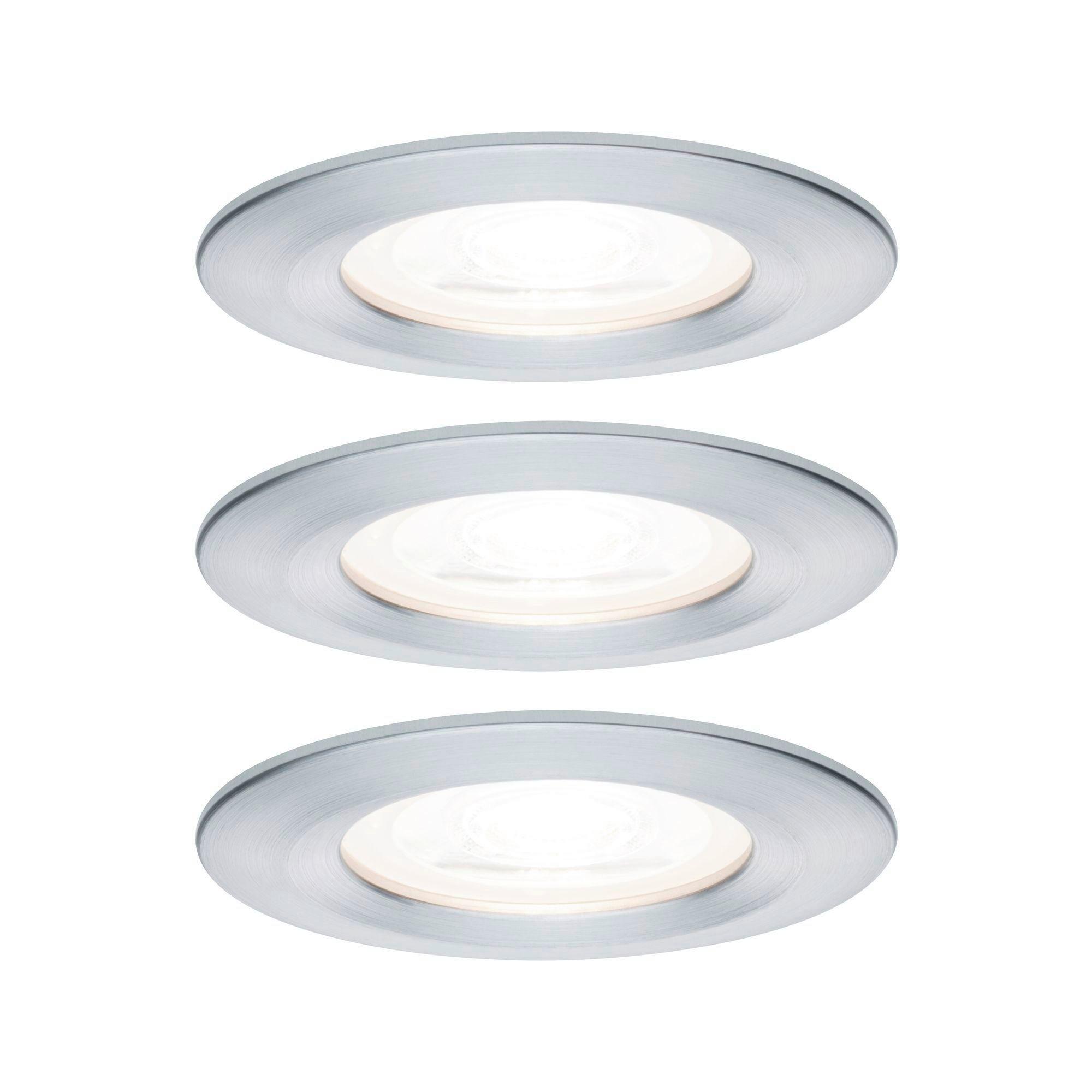 Deckenleuchte 3er-Set Ø 7,8 cm, dimmbar, Rund - Basics (7,8cm) - Paulmann