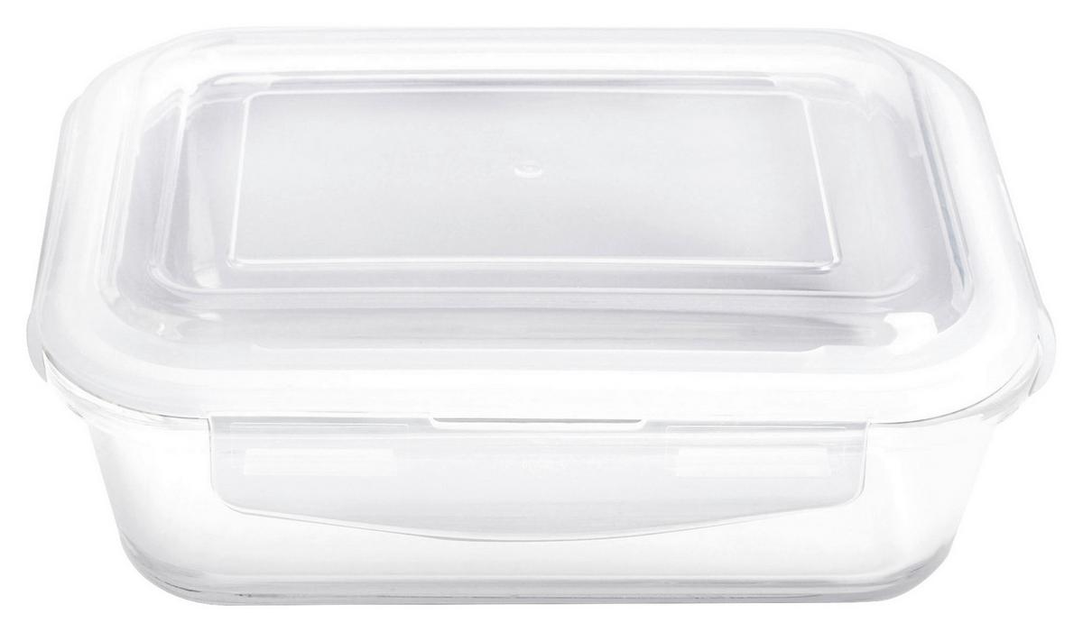 DÓZA NA SKLADOVANIE POTRAVÍN FRESH - 0,6L - číra, plast/sklo (17,9/13,3/6,7cm) - Mömax