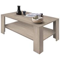 Dohányzóasztal Gina Sonoma Tölgy Dekorral - Sonoma tölgy, Konventionell, faalapú anyag (100/37,5/50cm)